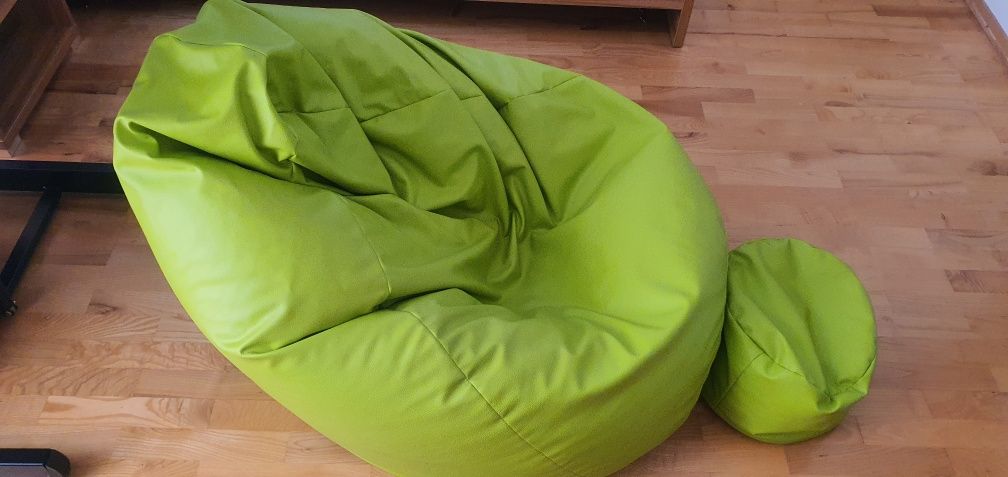 Pufa z podnużkiem duża XXL