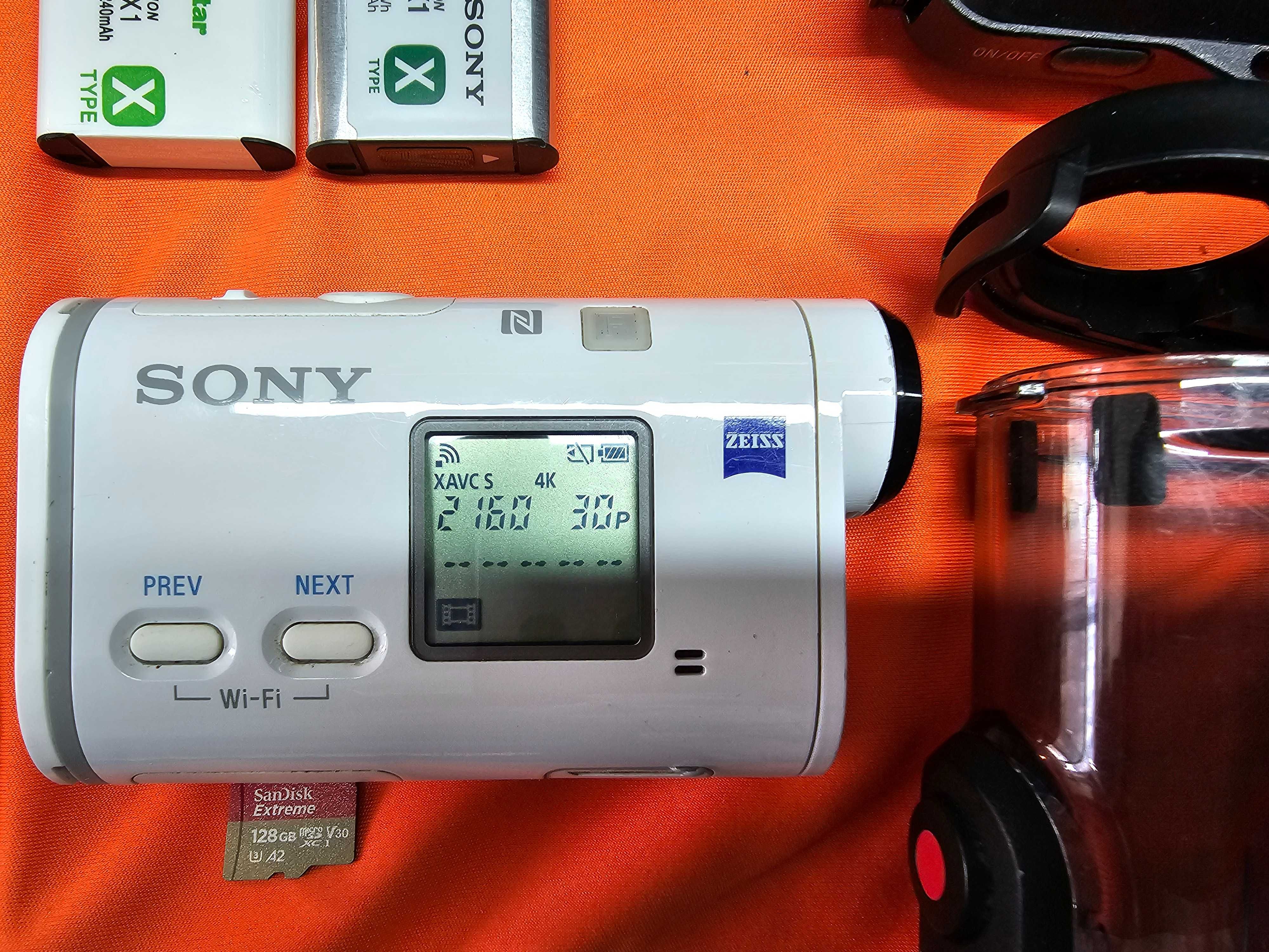 4k Sony FDR-X1000V Wi-Fi Екшн Камера Аквабокс та пульт ДУ