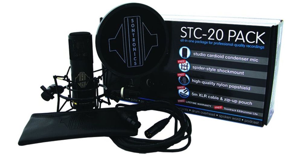 Microfone Sontronics STC-20 (PACK) com muito pouco uso