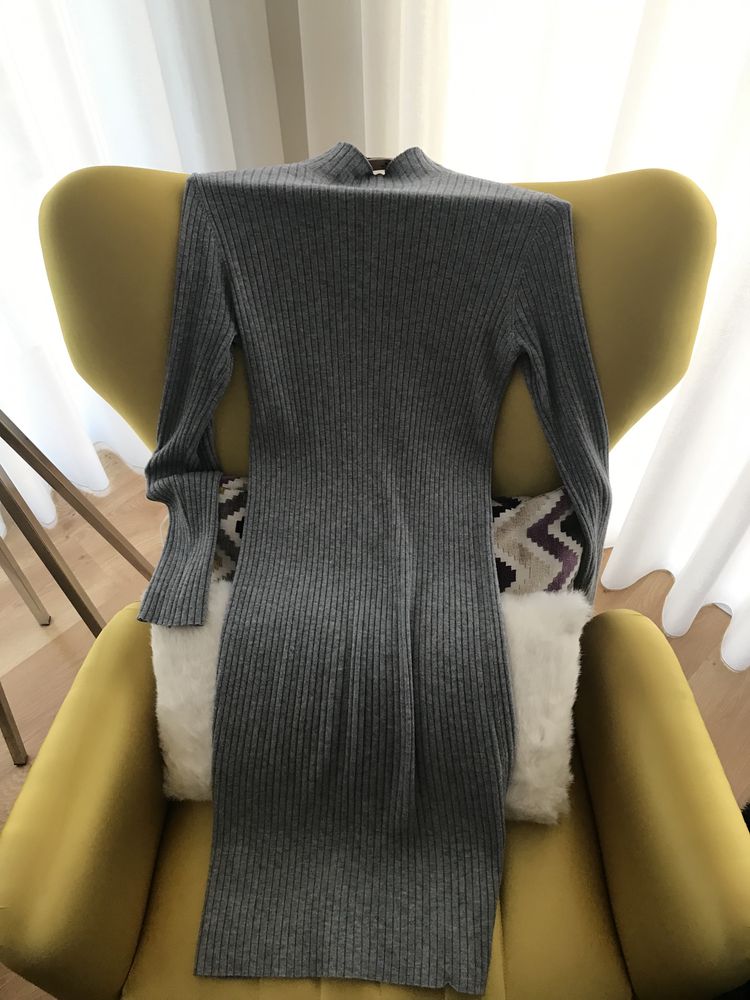Vestido cinza fracomina