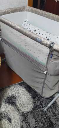 Ліжечко б/в мобільне складне 3000 грн, кокон з ортопедичною подушкою в