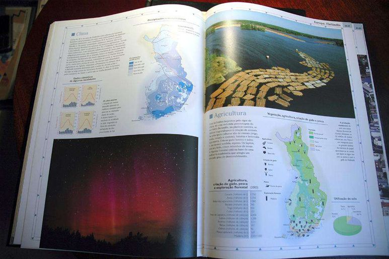 Atlas National Geographic - 3 livros