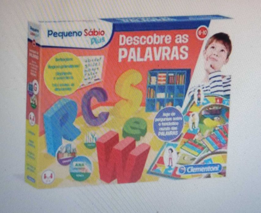 Jogo de Tabuleiro - Descobre as Palavras - Clementoni