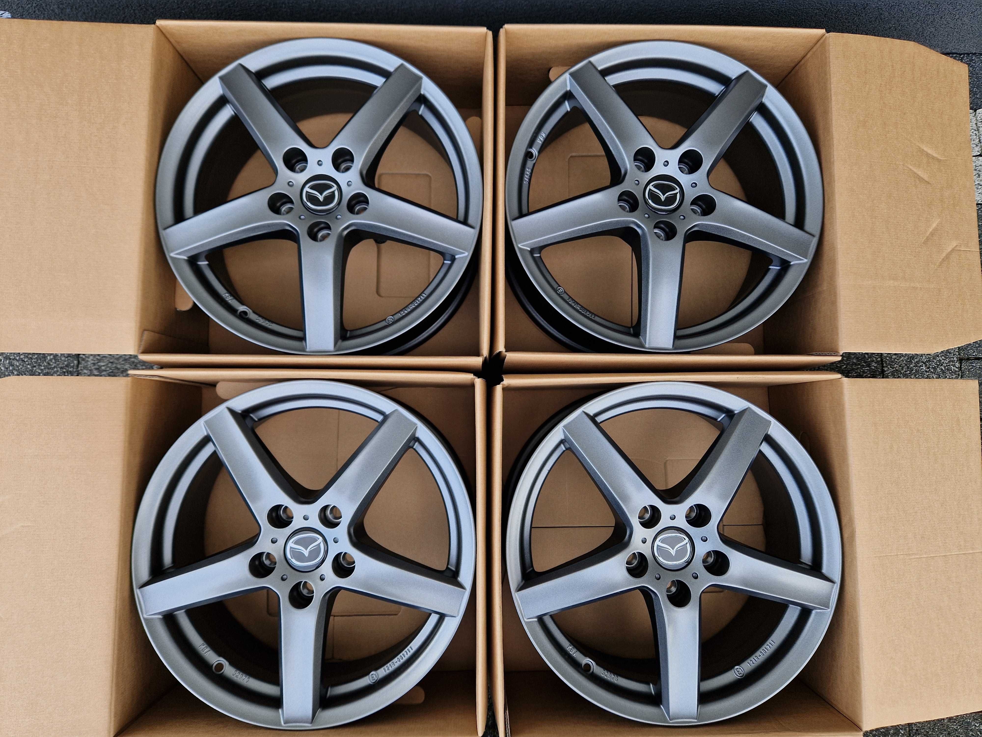 Felgi 17" MAZDA 3, 5, 6, CX-3, CX-30, CX-5 CX-7 MX-5 Premacy 5x114,3