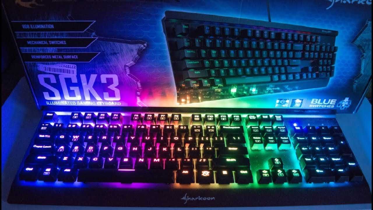 Teclado Mecânico - Sharkoon Skiller Mech SGK3 RGB Kailh Brown