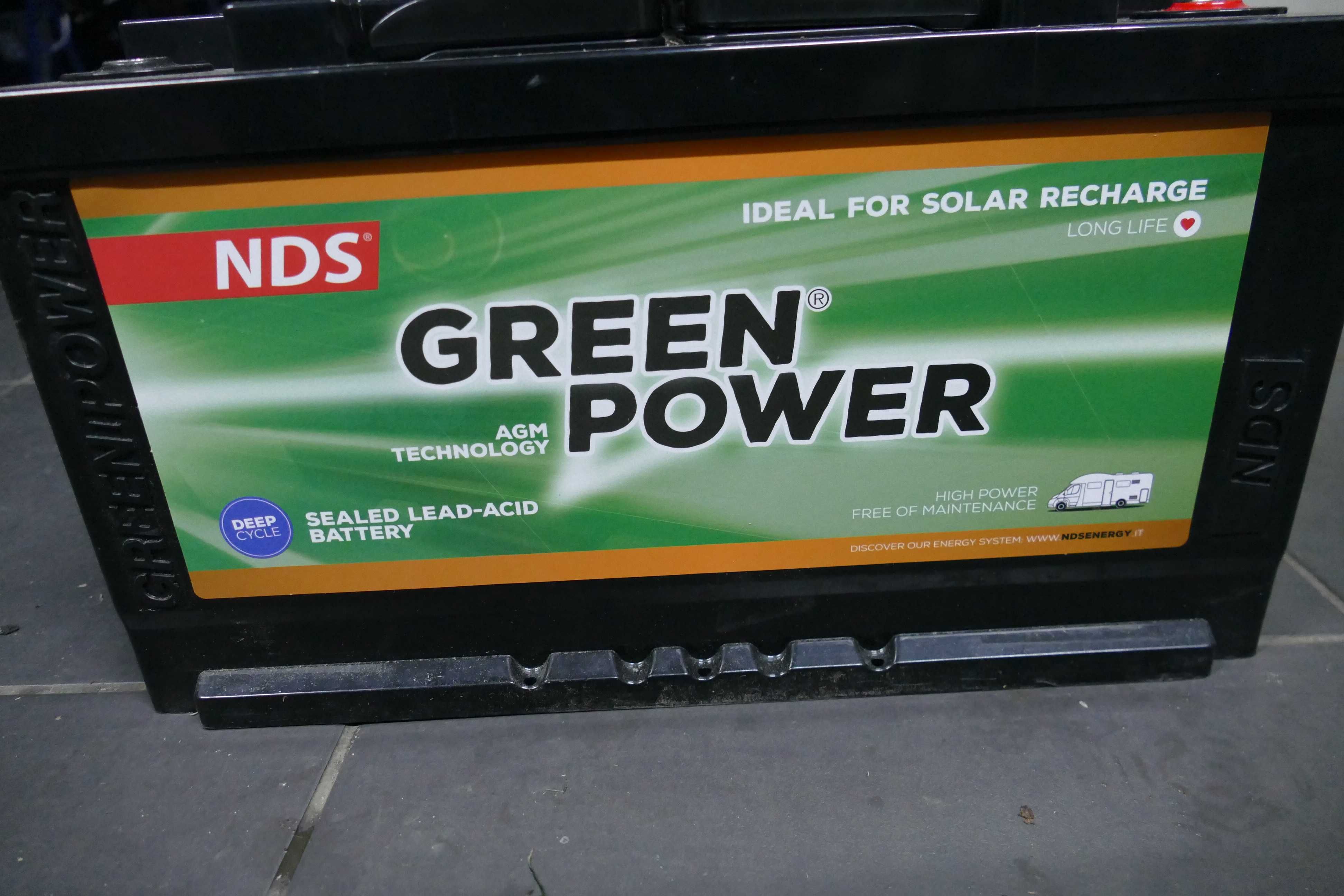 Akumulator AGM do kampera Green Power 100Ah nowy