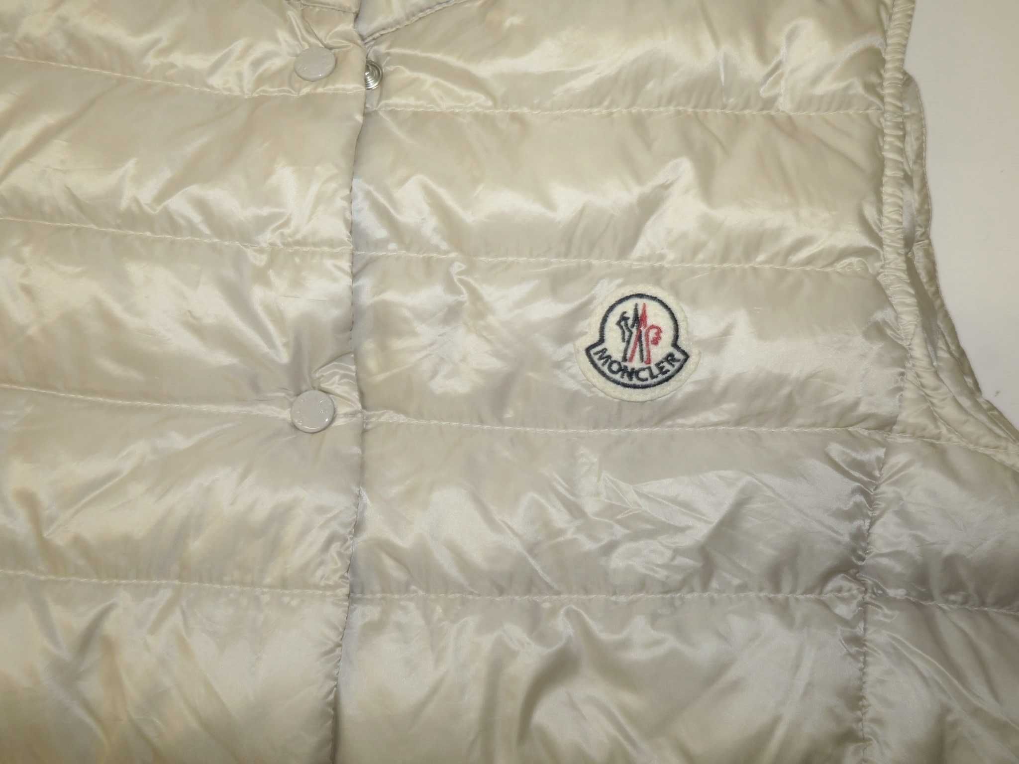 Moncler kamizelka bezrękawnik damski puchowy S