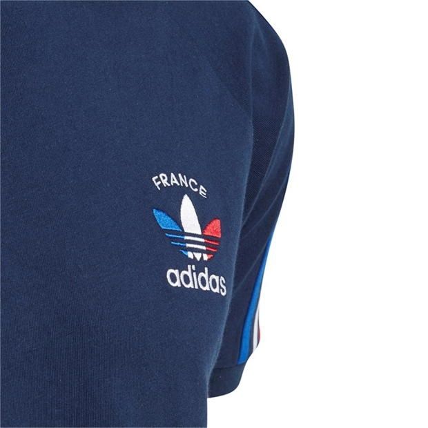 Koszulka męska T-shirt Adidas France XS 3 paski