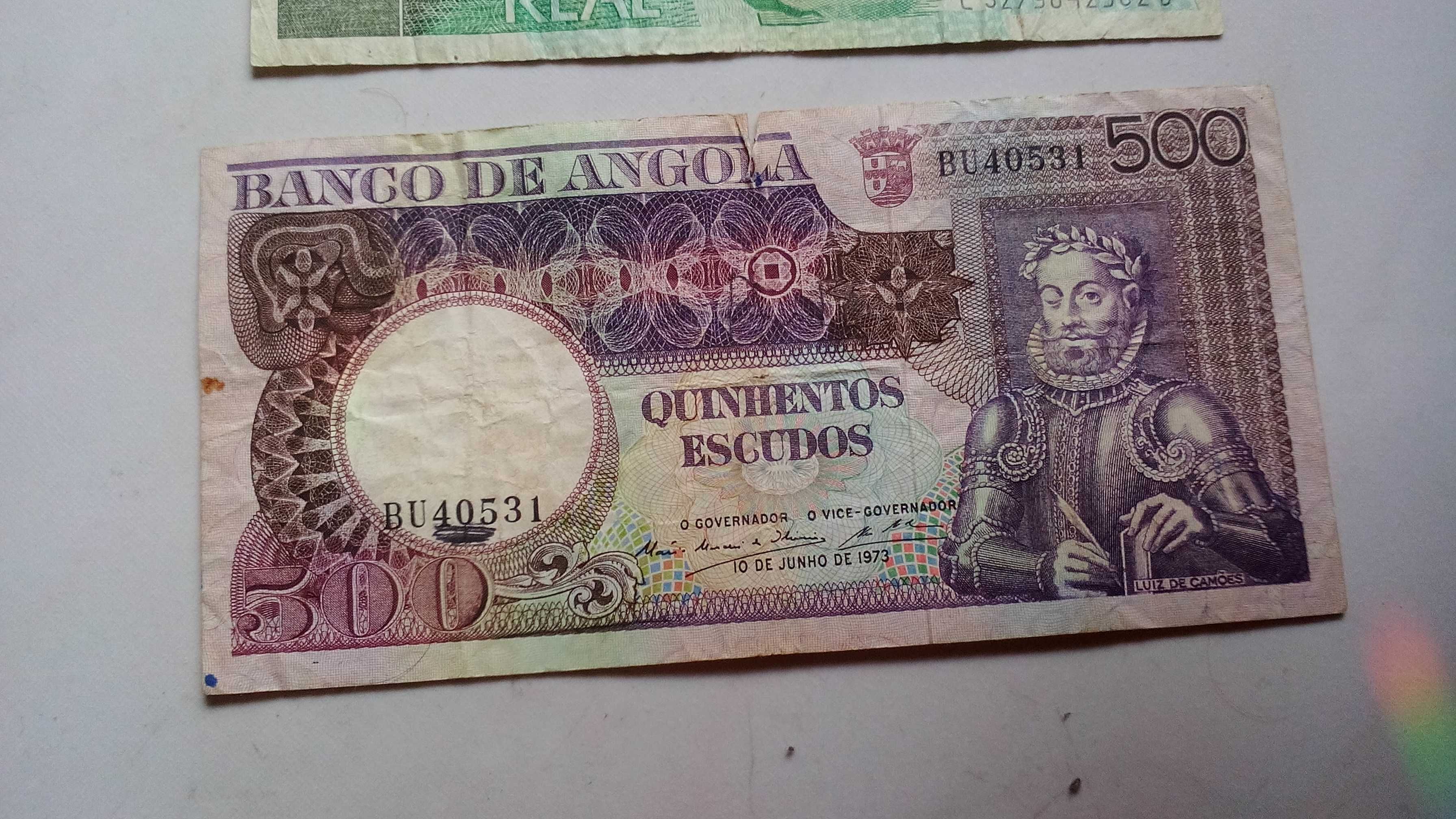 Notas 5 Pesos Argentinos 10 rand Sul Africa Escudos