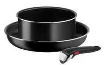 Zestaw Ingenio Tefal 3 elementy patelnia 26 cm garnek 16 cm i rączka