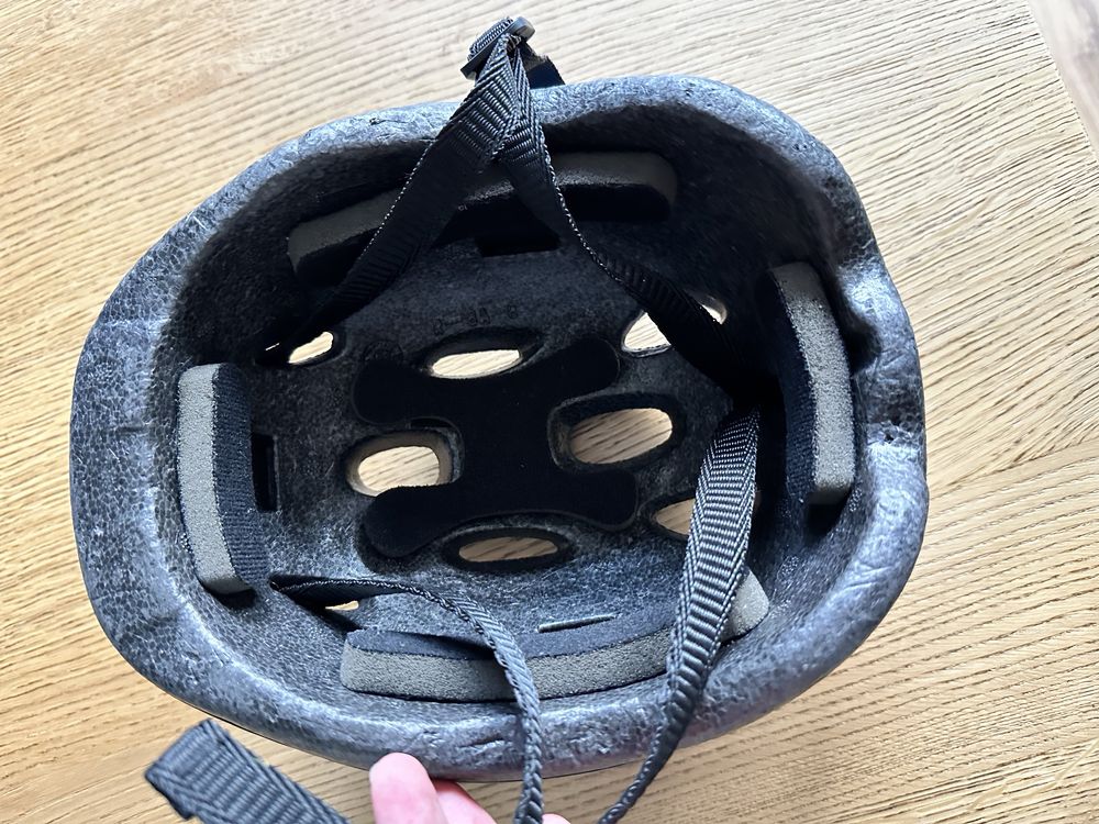 Kask dziecięcy btwin Decathlon niebieski