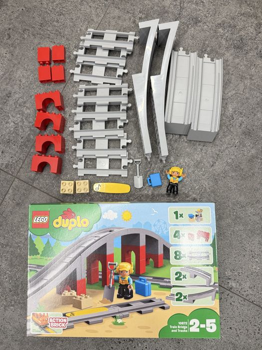 Конструктор LEGO DUPLO Паровоз, Залізничний міст, 10874, 10872, 10426