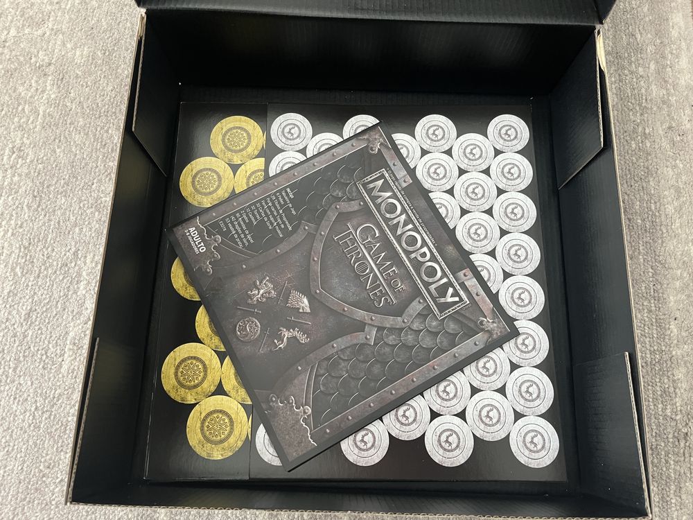 Monopoly Game of Thrones sem uso