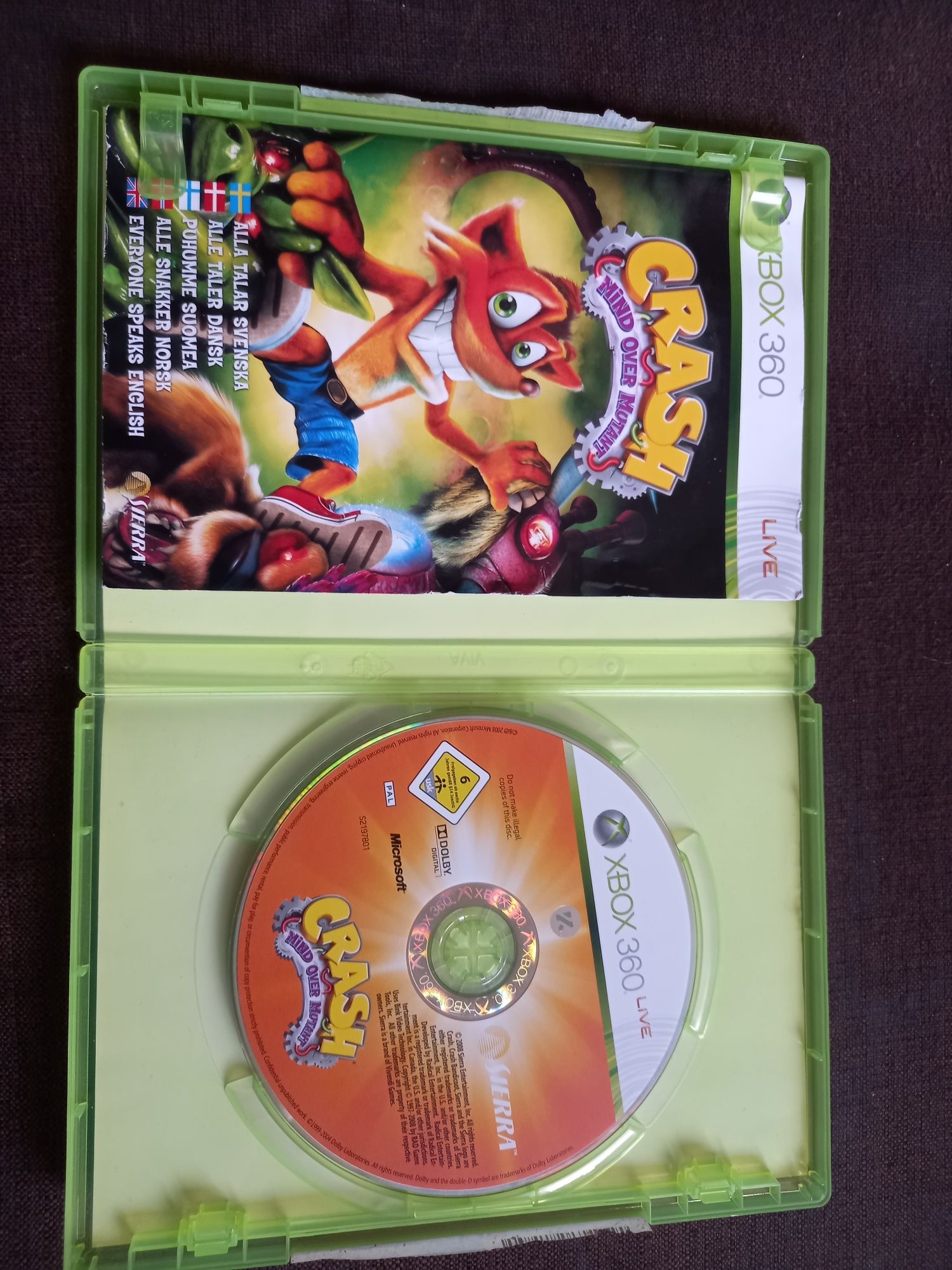 Gra Crash Mind Over Mutant na xbox 360