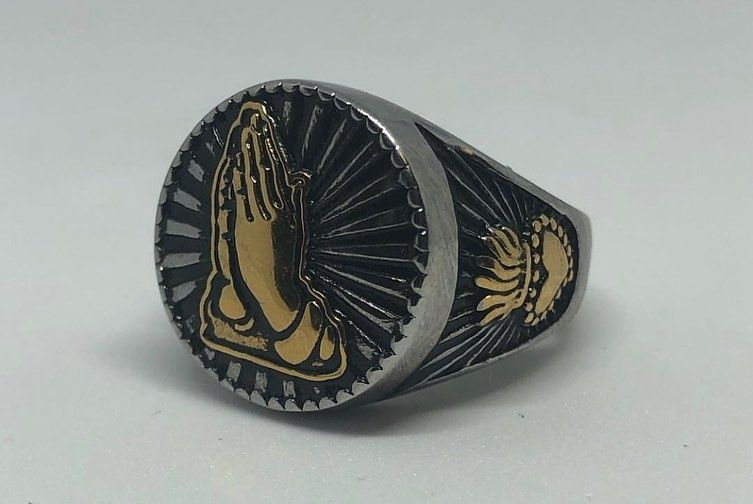 Кільце 22 розміру prayer ring