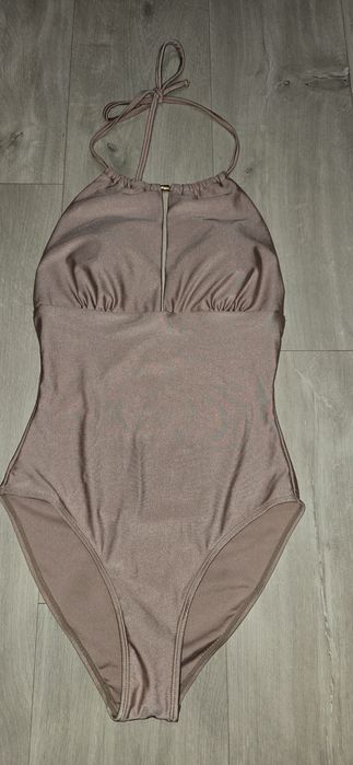 Primark szampański strój kąpielowy jednoczęściowy r. S/M
