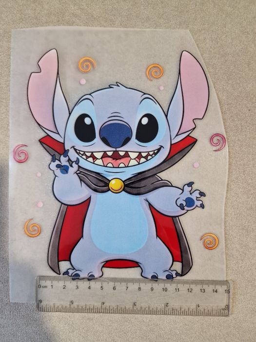 Naprasowanka stitch dtf różne warianty 10cm
