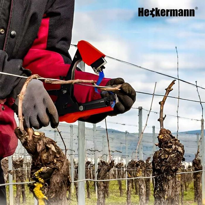 TAPENER zszywacz DO WIĄZANIA ROŚLIN ogrodniczy szkółkarski + 15xTAŚMA