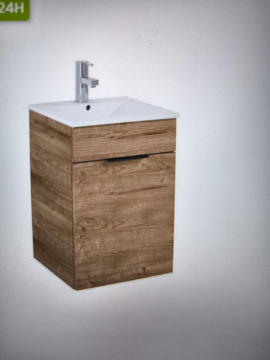 Szafka podumywalkowa z umywalką ceramiczną
