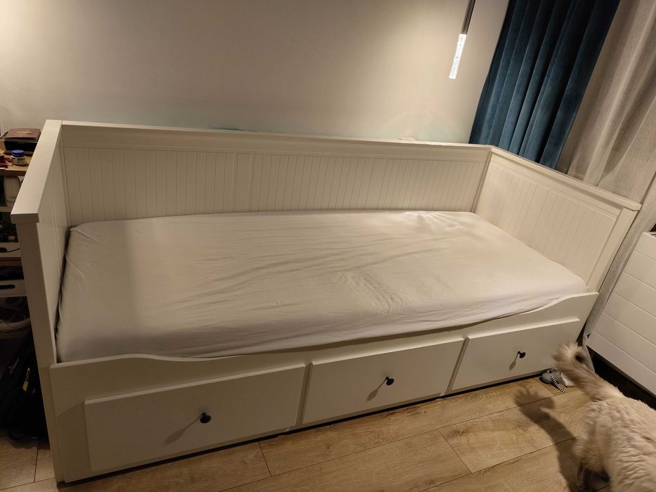 Łóżko Ikea Hemnes stan bdb + 2 materace