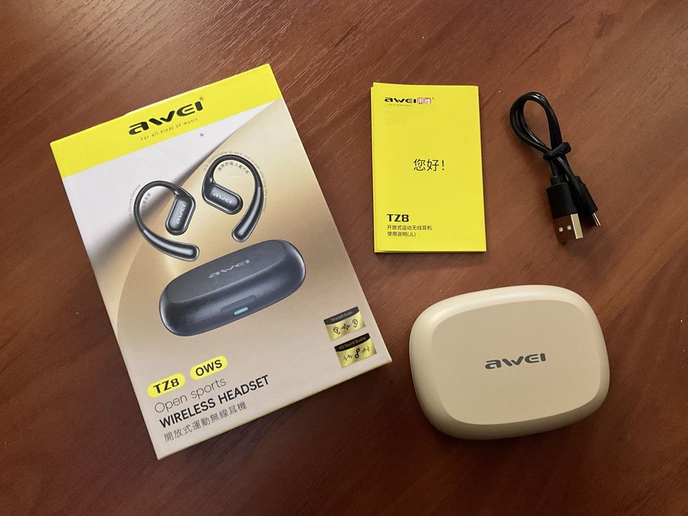 Беспроводные наушники Awei TZ8 «новые»