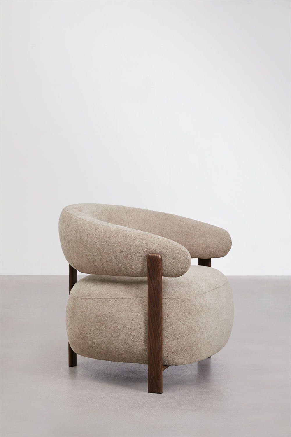 Pacote de 2 poltronas Jolie em tecido chenille Sklum