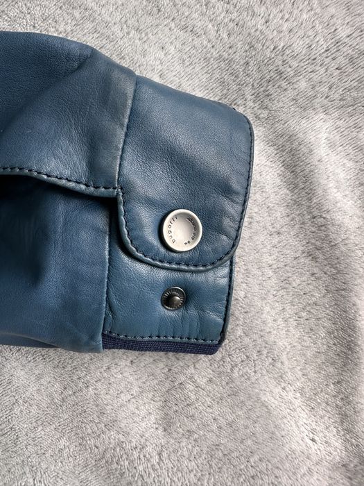 Чоловіча шкіряна куртка bugatti 58р