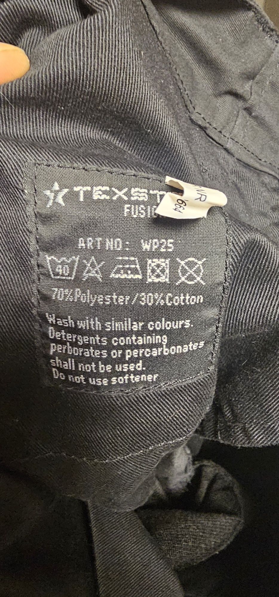 TEXSTAR rozmiar 32/34 czarne stan bardzo dobry