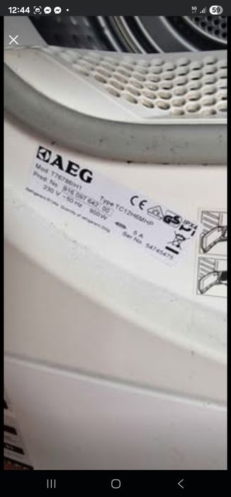 Maquina Maquina secar roupa AEG