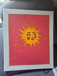 Pintura acrilica "sol"