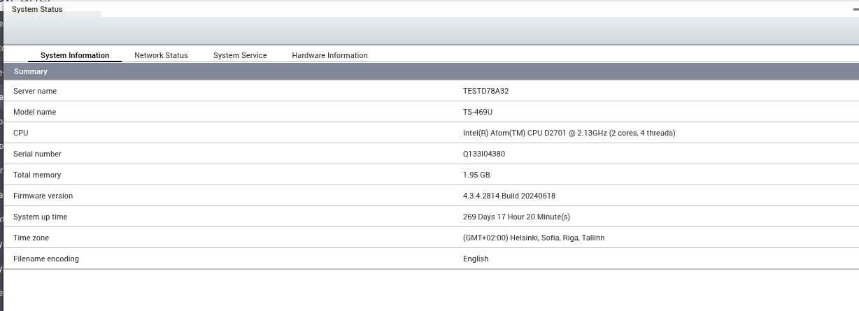 Сетевое хранилище Fujitsu Celvin NAS Server QR802 4 x 2TB QNAP TS-469U
