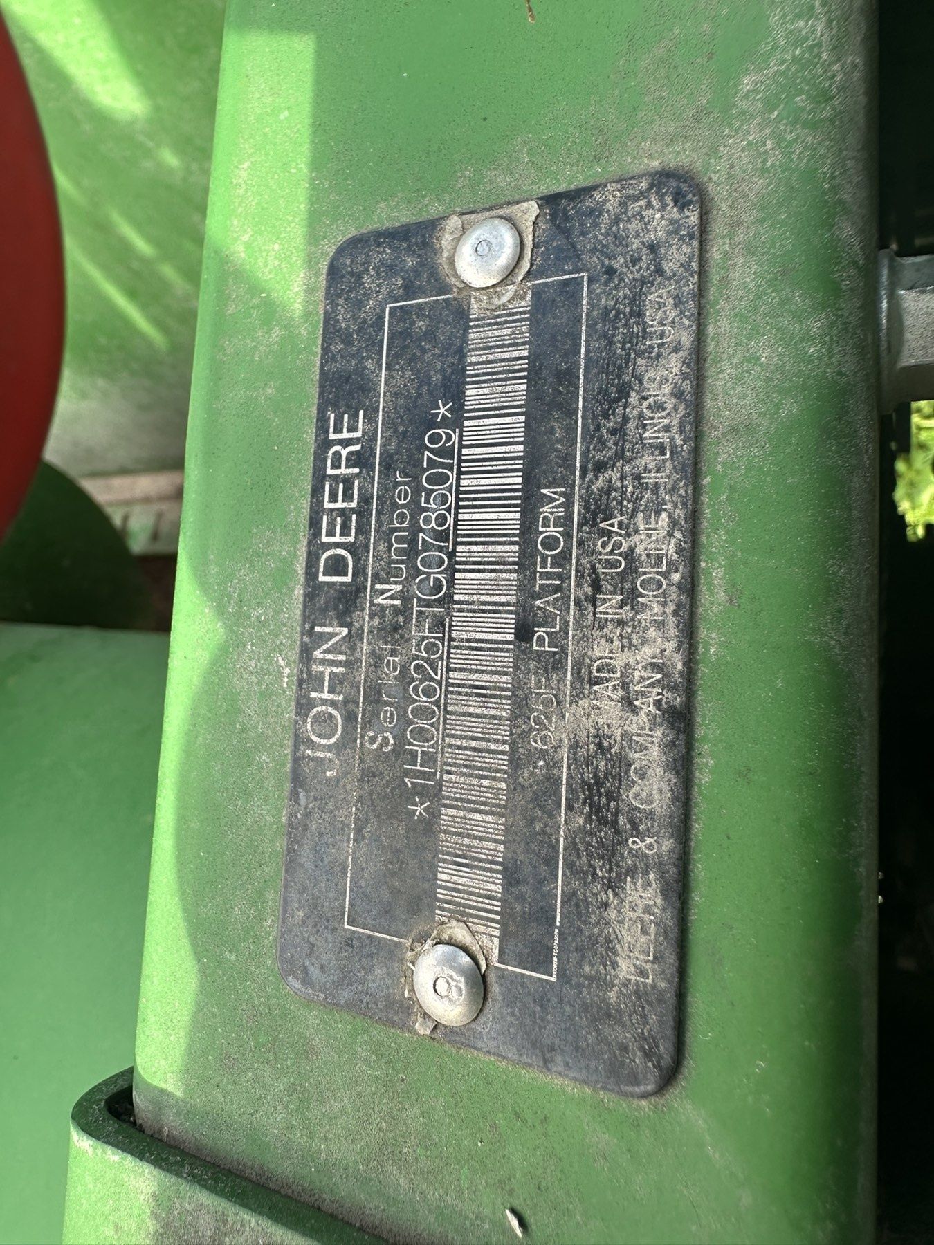 Жатка зернова John Deere 625f, 7,6м,  2016рв