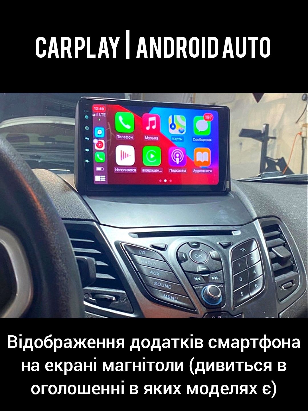Магнитола Android Ford, Focus, Edge, Kuga, Fiesta, EcoSport, Mondeo