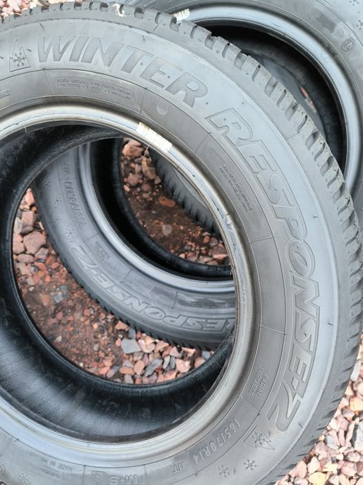 Zimowe Dunlop 165/70R14, 7.5 mm