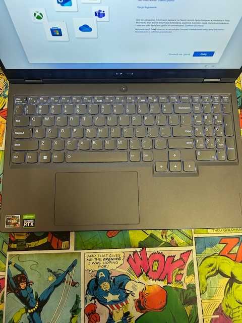 Dla Gracza LENOVO Legion 5 15ARH7H 15.6"R7 32GB 2TBSSD GeForce RTX3060