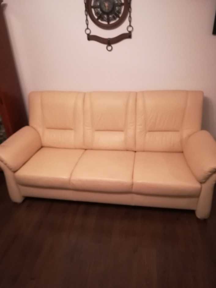 Sofa salonowa skórzana włoska