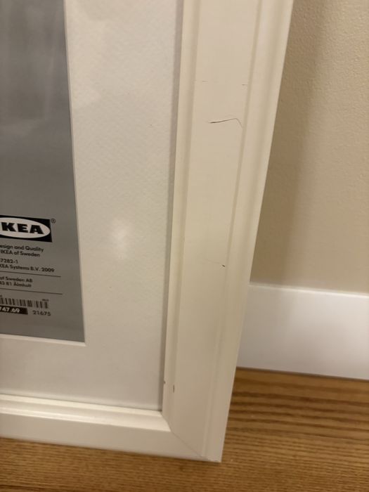 Ikea ramki do zdjec biale Virserum