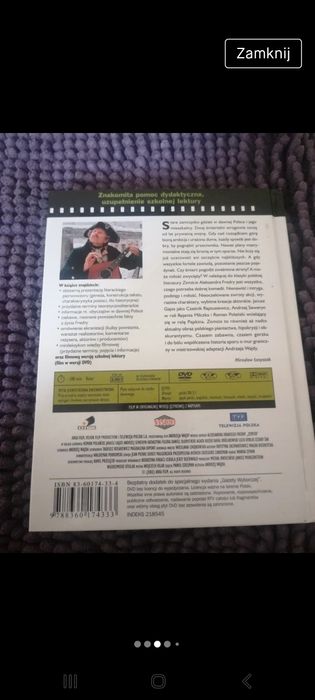 Zemsta film lektura DVD