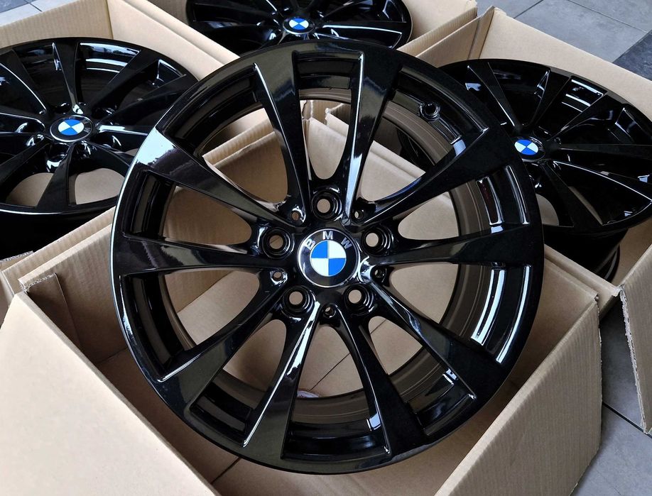 Alufelgi 17 5x120 BMW 1 3 X1 X3 F20 F30 E90 E46 E83 E84 E87 Czarne 46#
