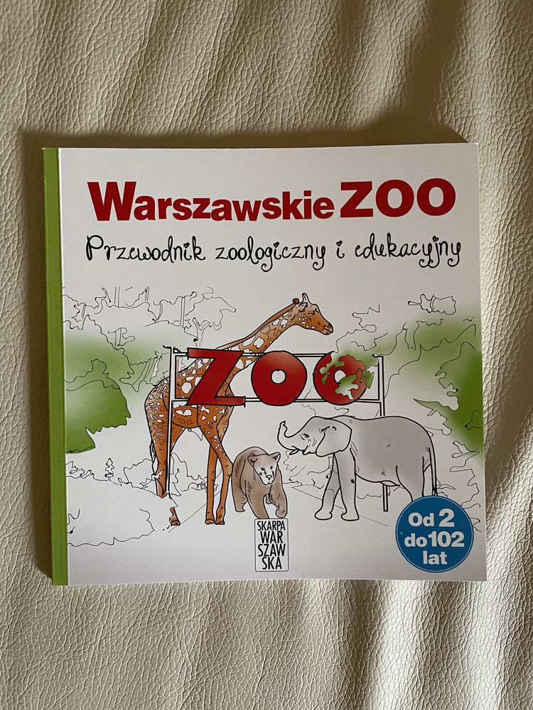 Duża nowa kolorowanka Warszawskie Zoo 72 str przewodnik zoologiczny