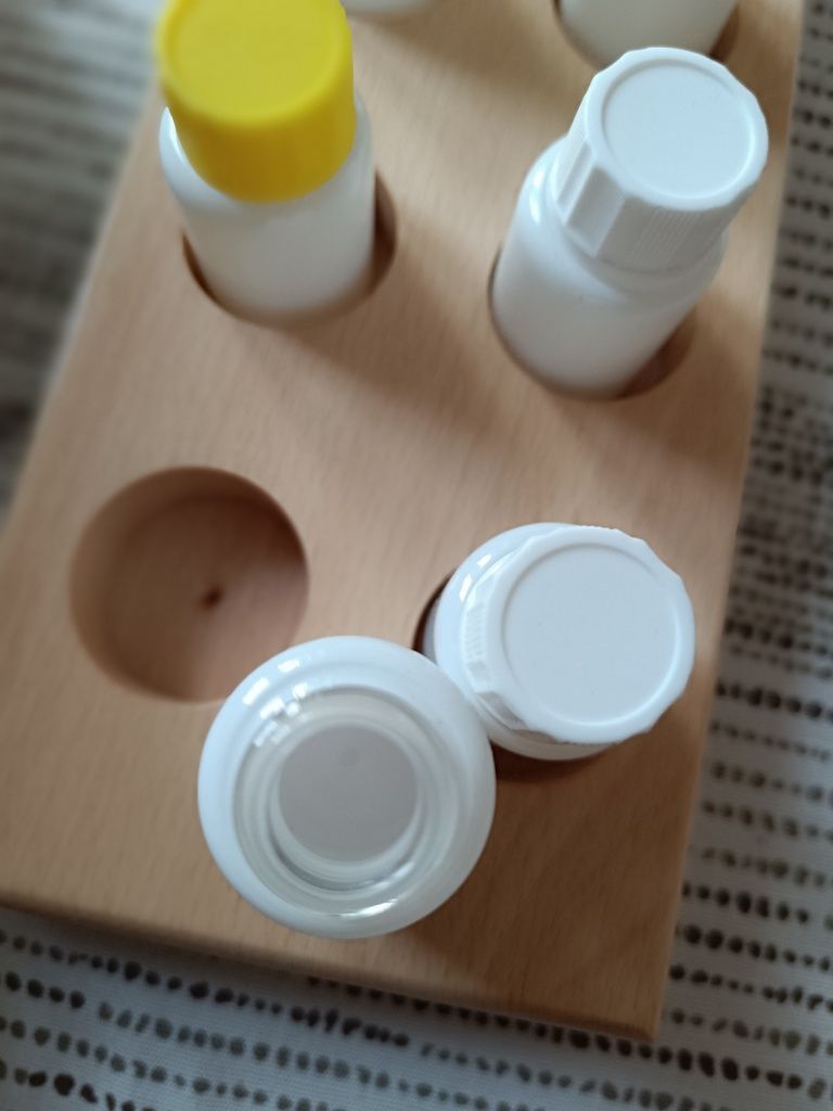 Oryginalny zestaw Montessori zapachy buteleczki