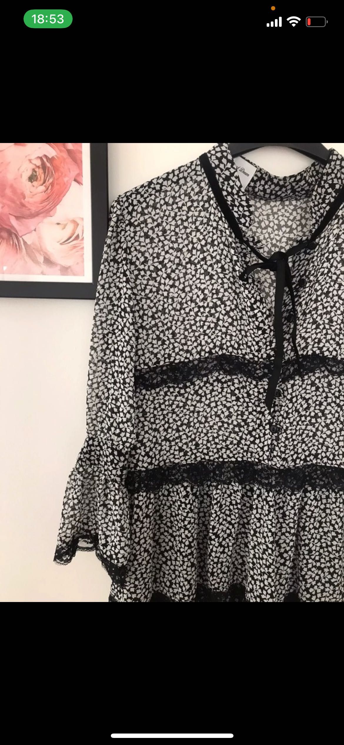 Sukienka czarna w centki beżowe butik Hollywood Dream