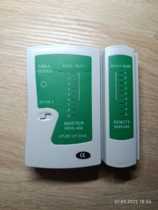 Тестер локальної мережі LM-468 RJ45/RJ11