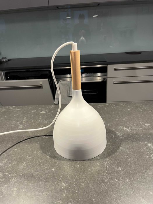 sprzedam 4 lampy wiszące Luminex Noak Wood