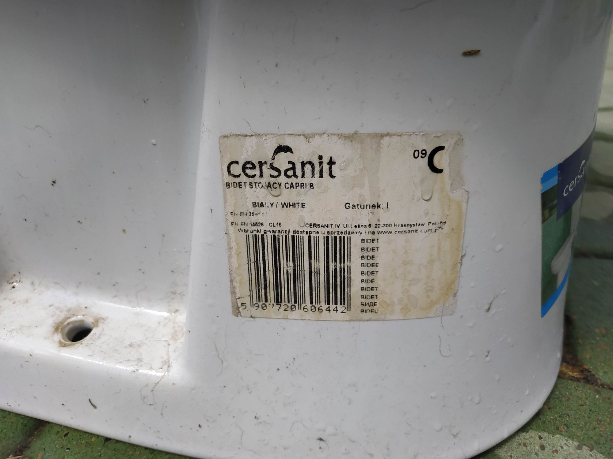 Bidet Cersanit sprawny + węże