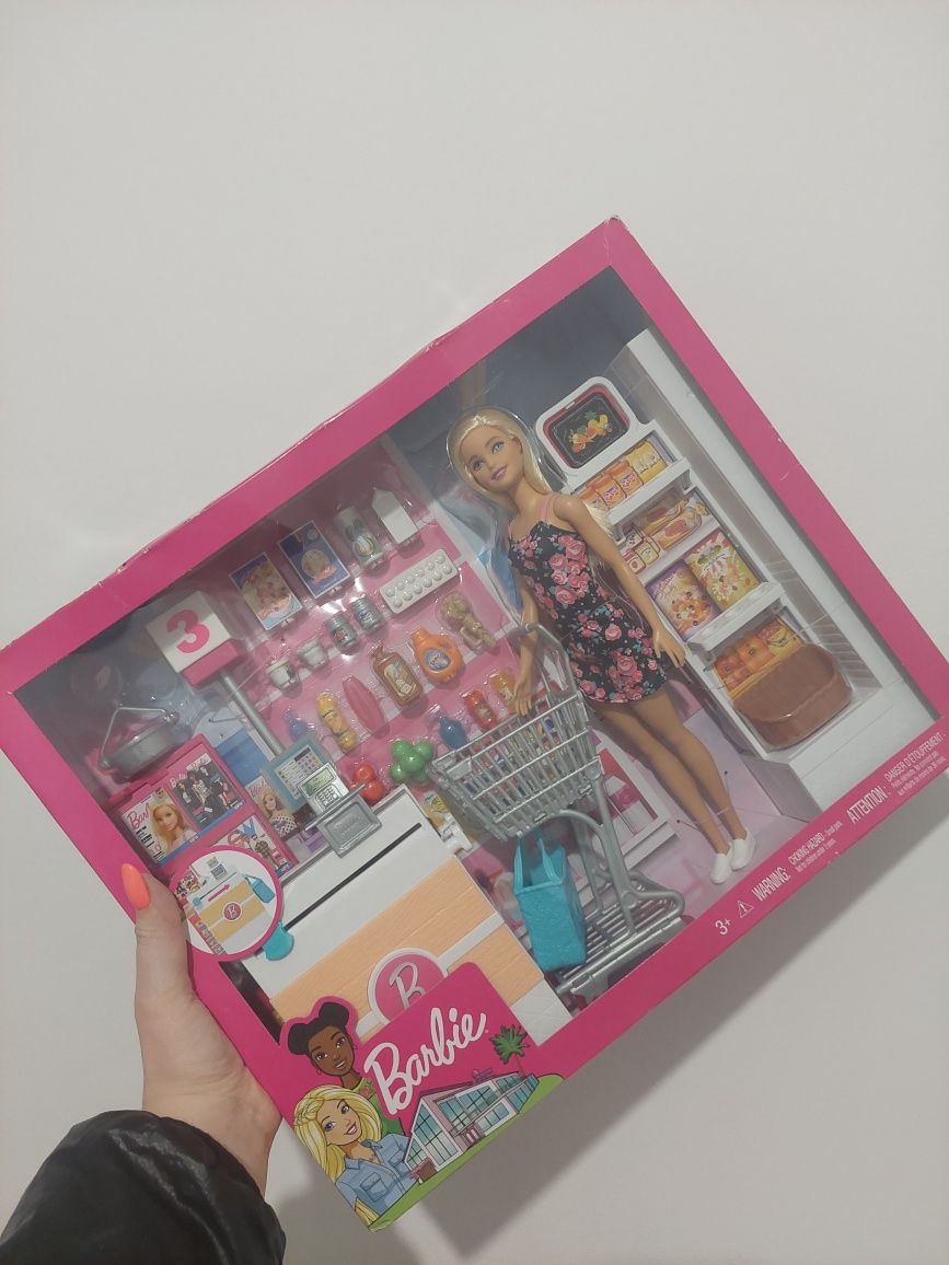 Barbie supermarket sklep nowy zestaw