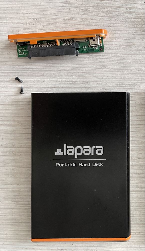 Внешний карман для HDD 2.5" USB 2,0 - SATA (алюминий)