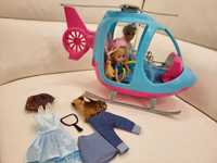 BARBIE - helikopter, lalki, mama z córką, ciuszki Barbie