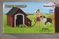 SCHLEICH 6w1 42376 BUDA DLA PSA Dziewczynka i Pies