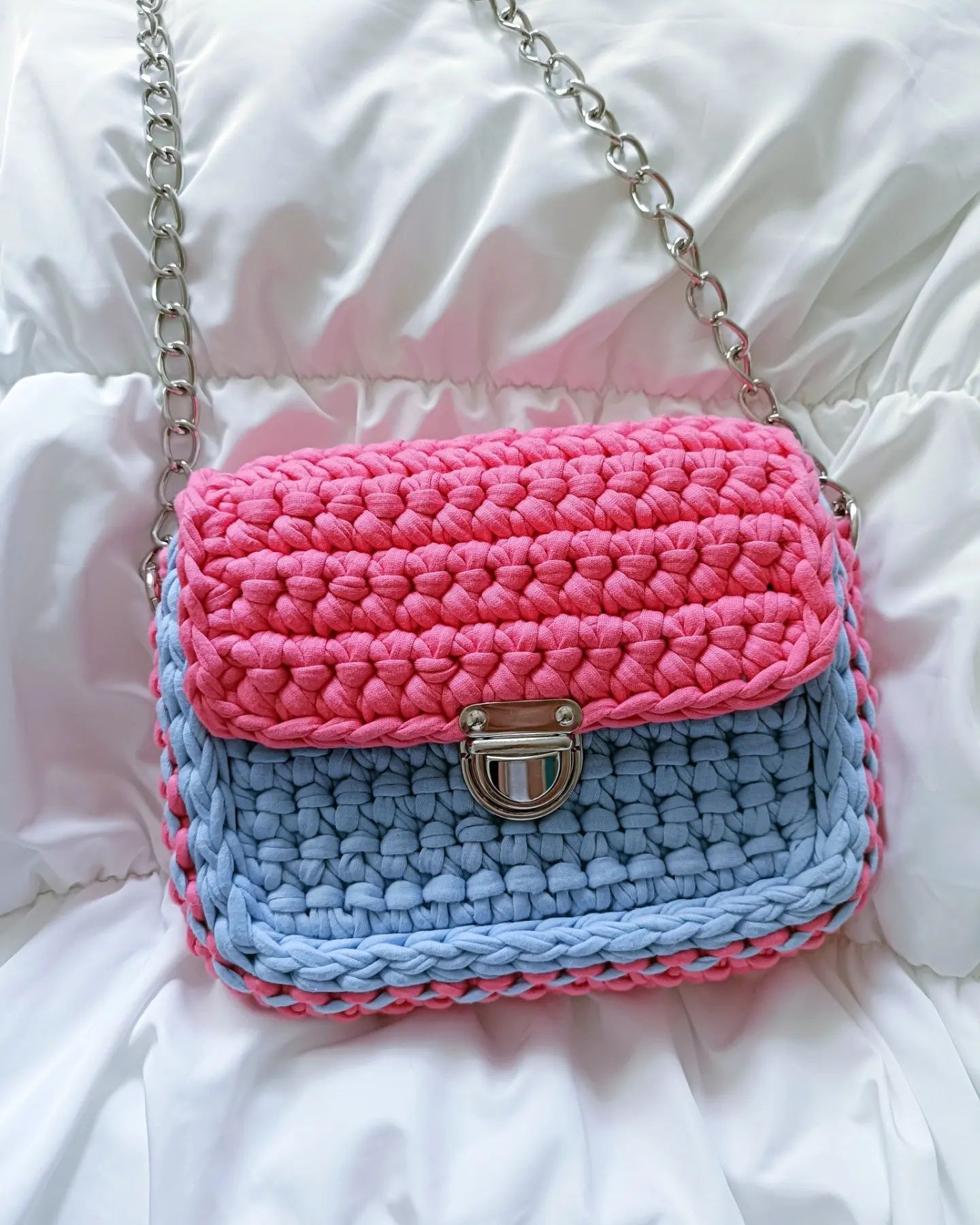 Torebka pleciona handmade